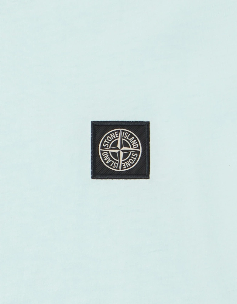 Stone Island Boys Compass Logo Patch T-Shirt in Blue