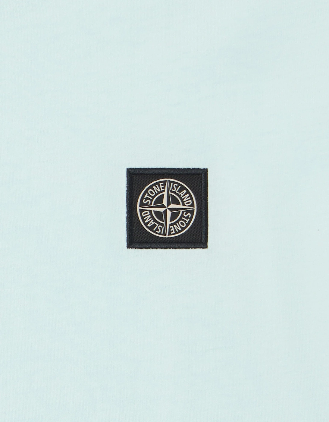 Stone Island Boys Compass Logo Patch T-Shirt in Blue