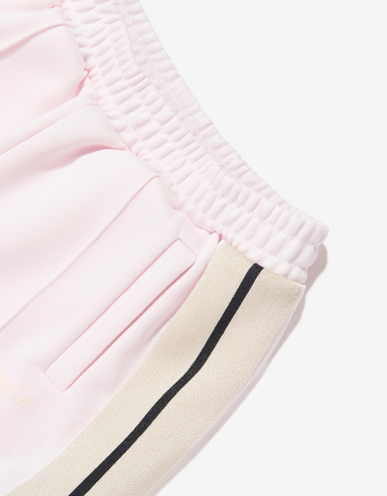 Palm Angels Girls Track Shorts in Pink
