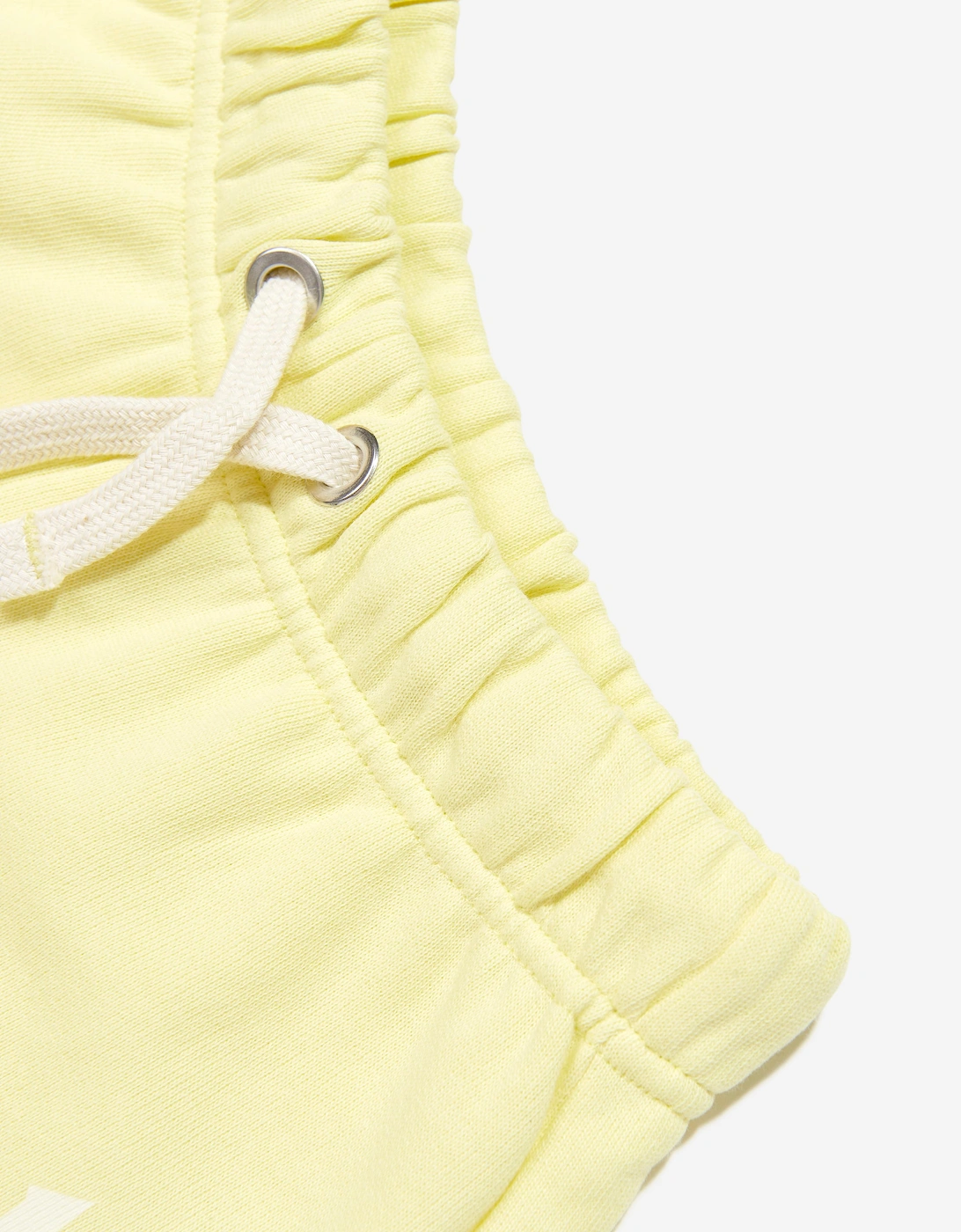 Palm Angels Girls Overlogo Sweat Shorts in Yellow
