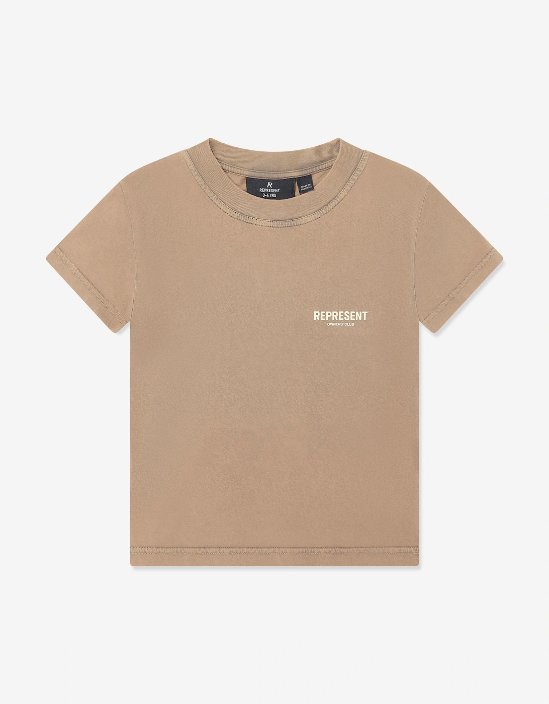 REPRESENT Kids Mini Owners Club T-Shirt in Brown, 5 of 4