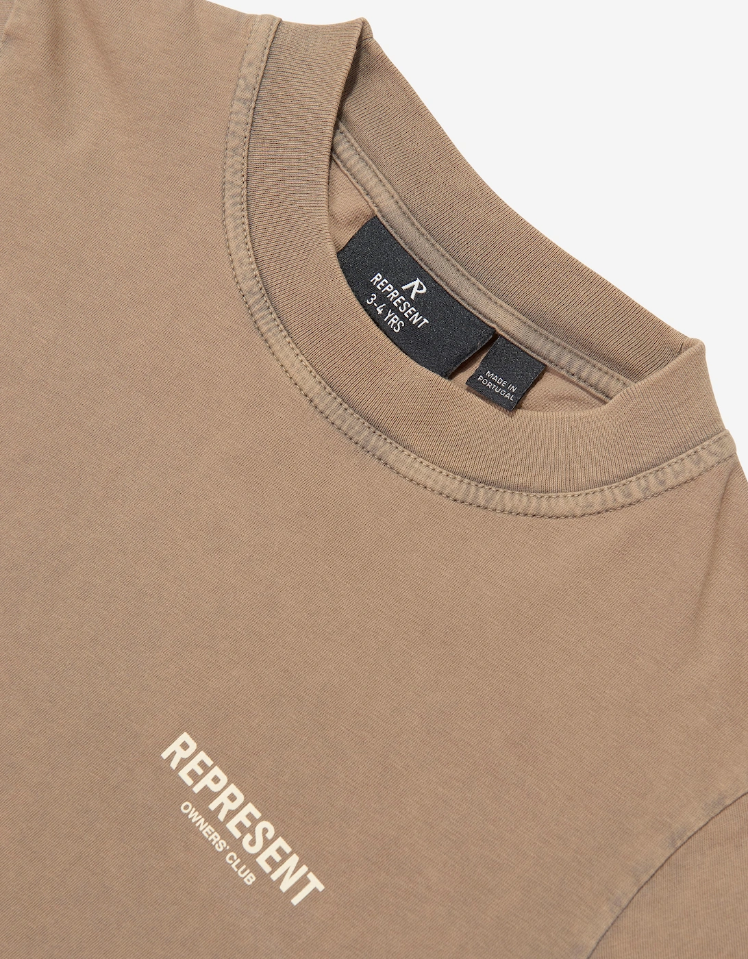 REPRESENT Kids Mini Owners Club T-Shirt in Brown
