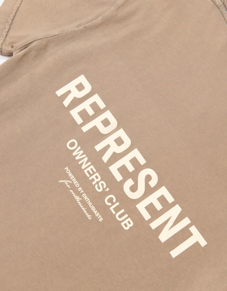 REPRESENT Kids Mini Owners Club T-Shirt in Brown