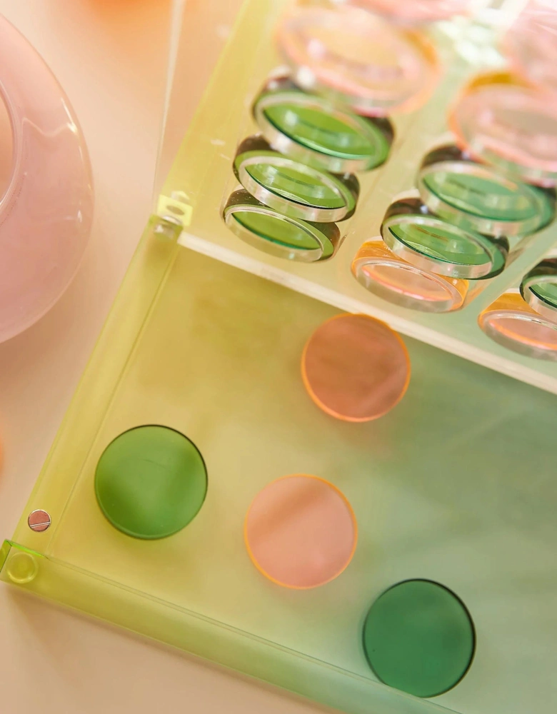 Sunnylife Kids Lucite 4 in a Row Game in Multicolour (29cm)
