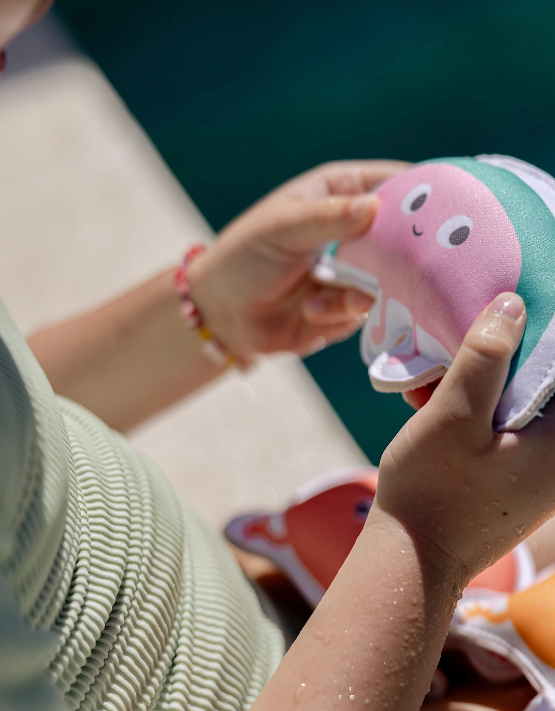 Sunnylife Girls Poppy The Peach Set Of 6 Dive Buddies in Multicolour (14.5cm)