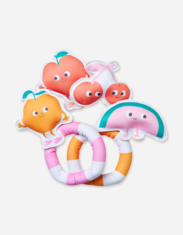 Sunnylife Girls Poppy The Peach Set Of 6 Dive Buddies in Multicolour (14.5cm)