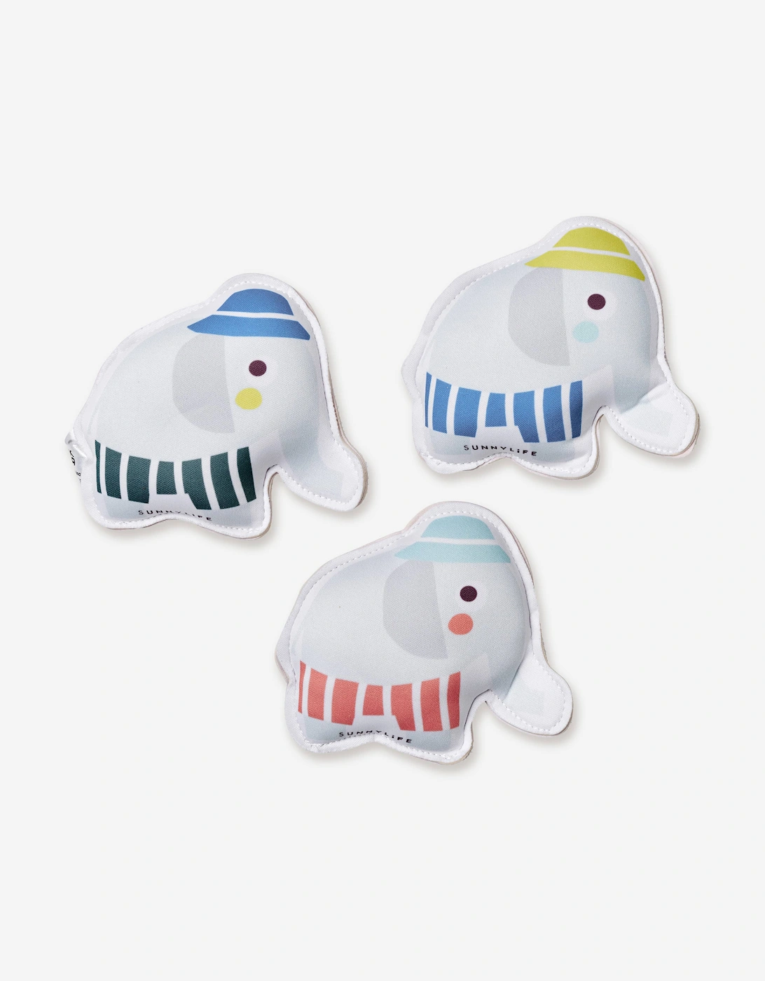 Sunnylife Kids Eli The Elephant Set Of 3 Dive Buddies in Grey (11cm), 7 of 6