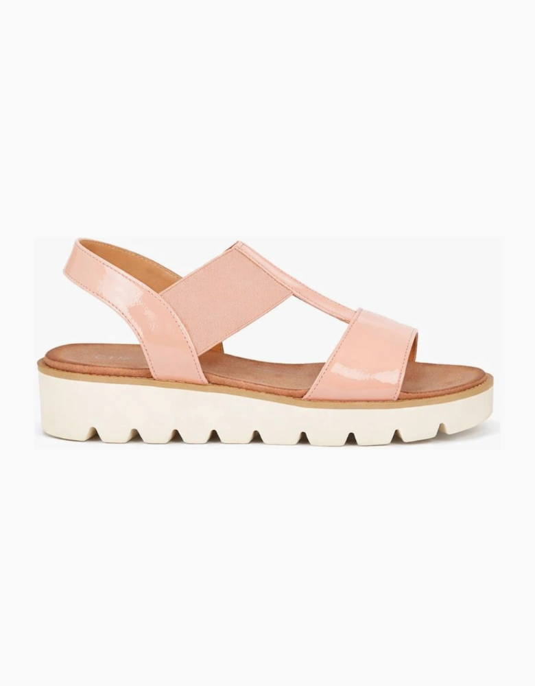 Cipriata ALADINA Womens Slingback Sandals Nude Patent