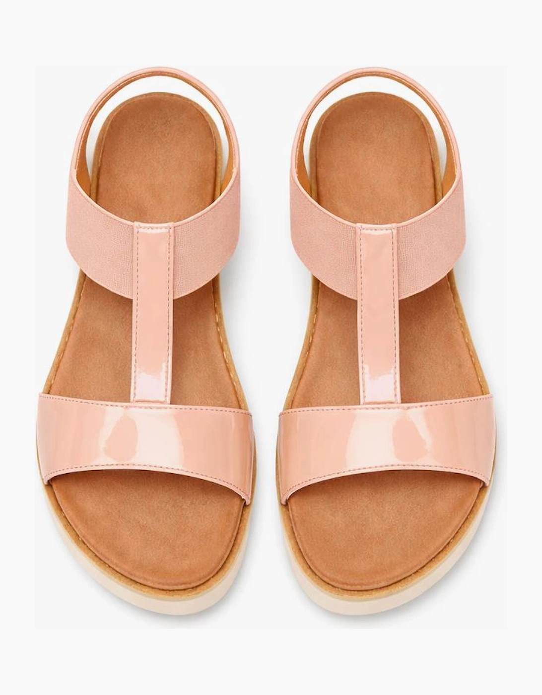 Cipriata ALADINA Womens Slingback Sandals Nude Patent