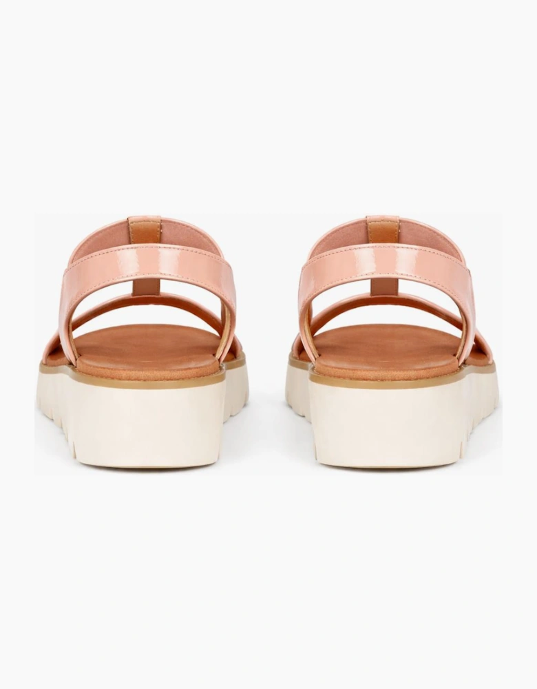 Cipriata ALADINA Womens Slingback Sandals Nude Patent