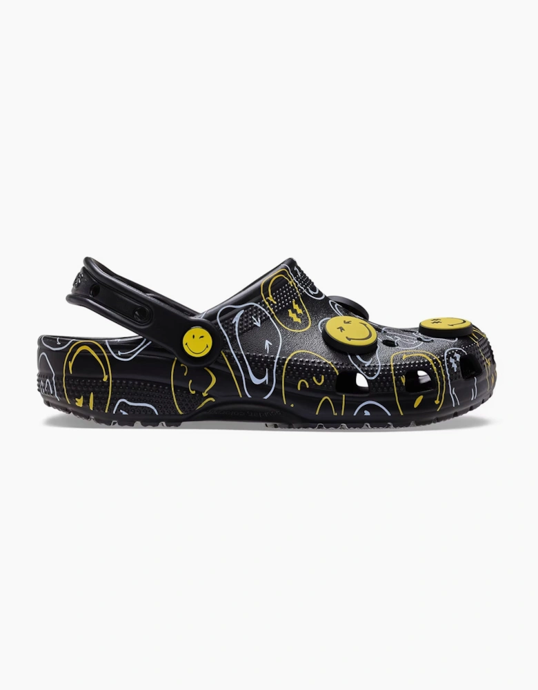 Crocs SMILEY CLASSIC Unisex Adults Clogs Multi