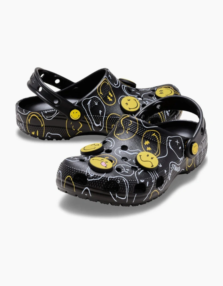 Crocs SMILEY CLASSIC Unisex Adults Clogs Multi