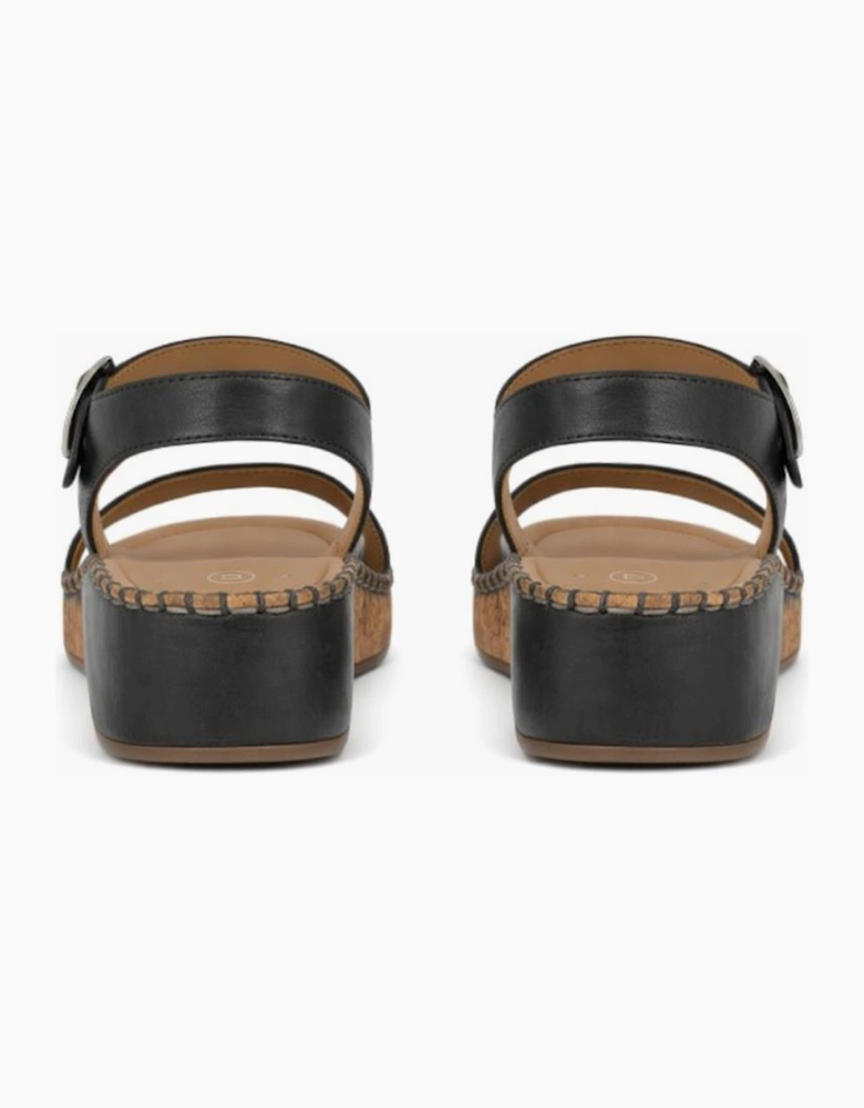 Cipriata MIRIAN Womens Slingback Sandals Black