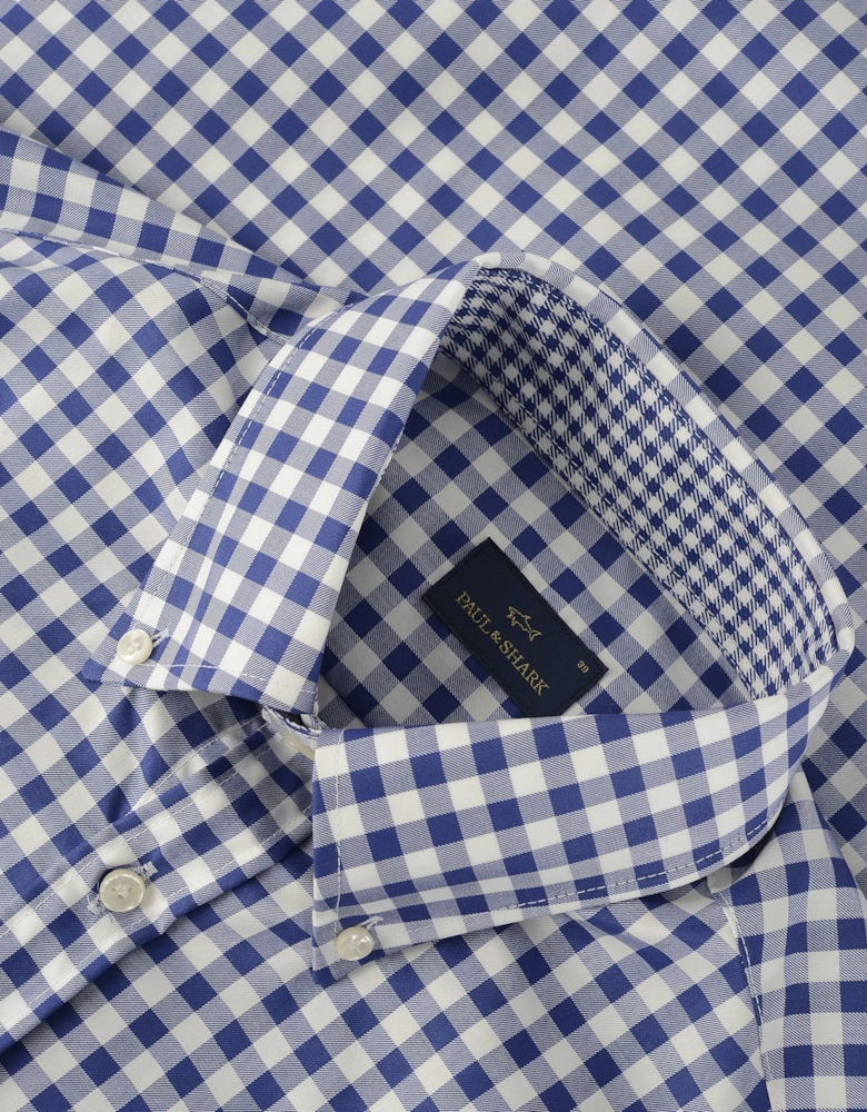 Cotton Twill Shirt Blue