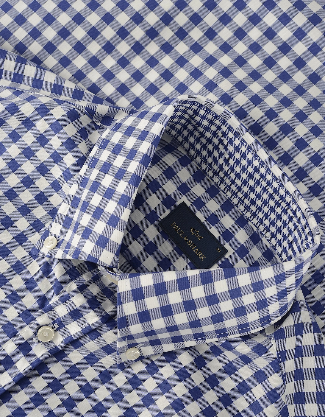 Cotton Twill Shirt Blue