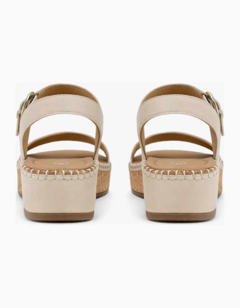 Cipriata MIRIAN Womens Slingback Sandals Beige