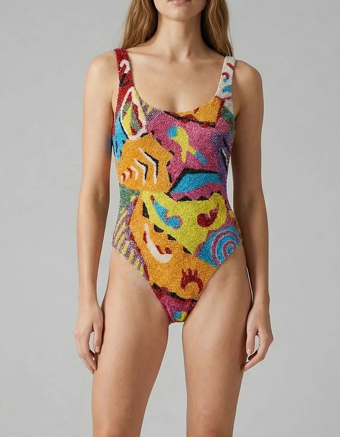 Boston Beaded Swimsuit Multi Colour