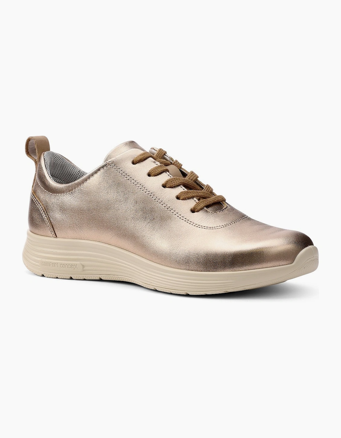 Hotter Women's Cosmos Womens Trainers - Gold - Size: 8