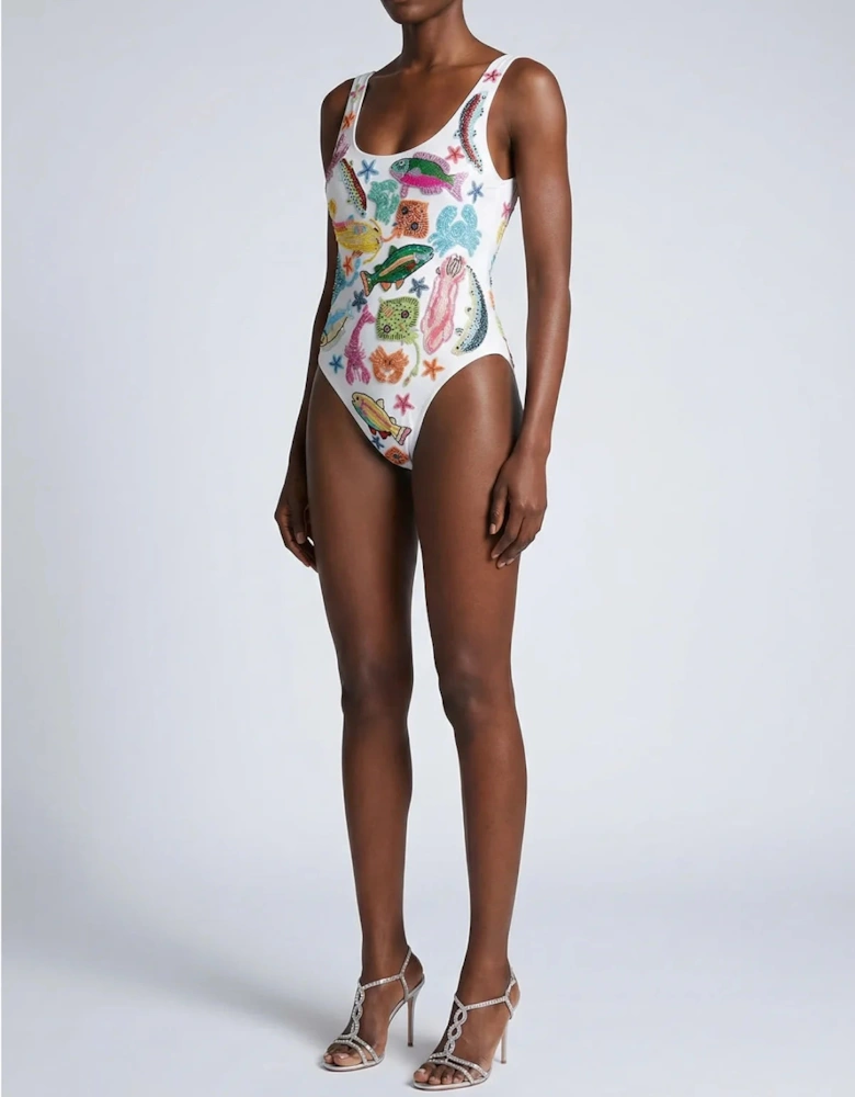 Arizona One Piece Swimsuit White in Stock