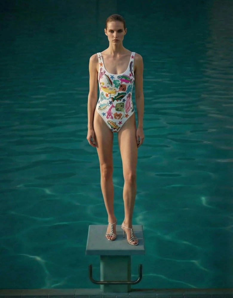 Arizona One Piece Swimsuit White in Stock