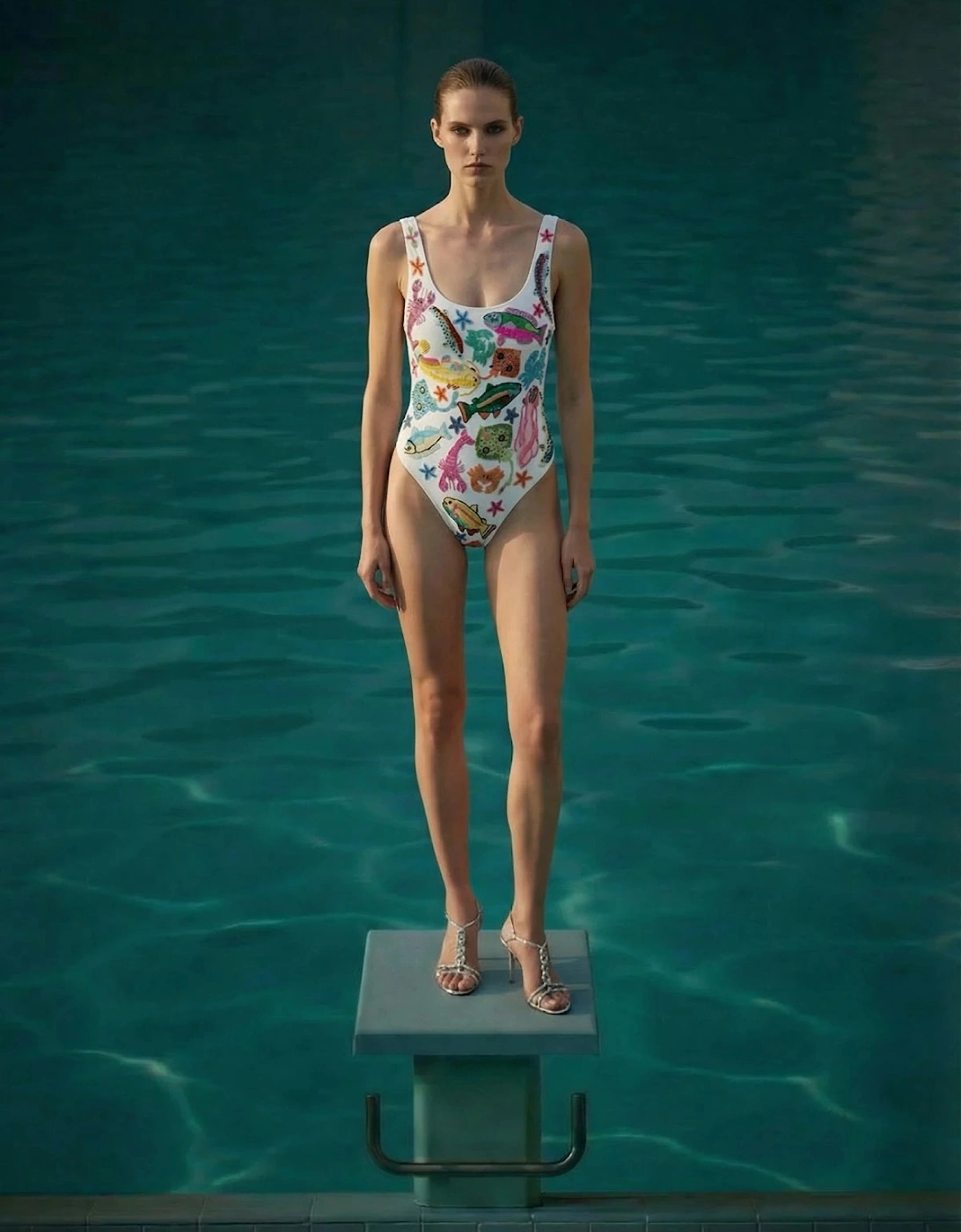 Arizona One Piece Swimsuit White in Stock