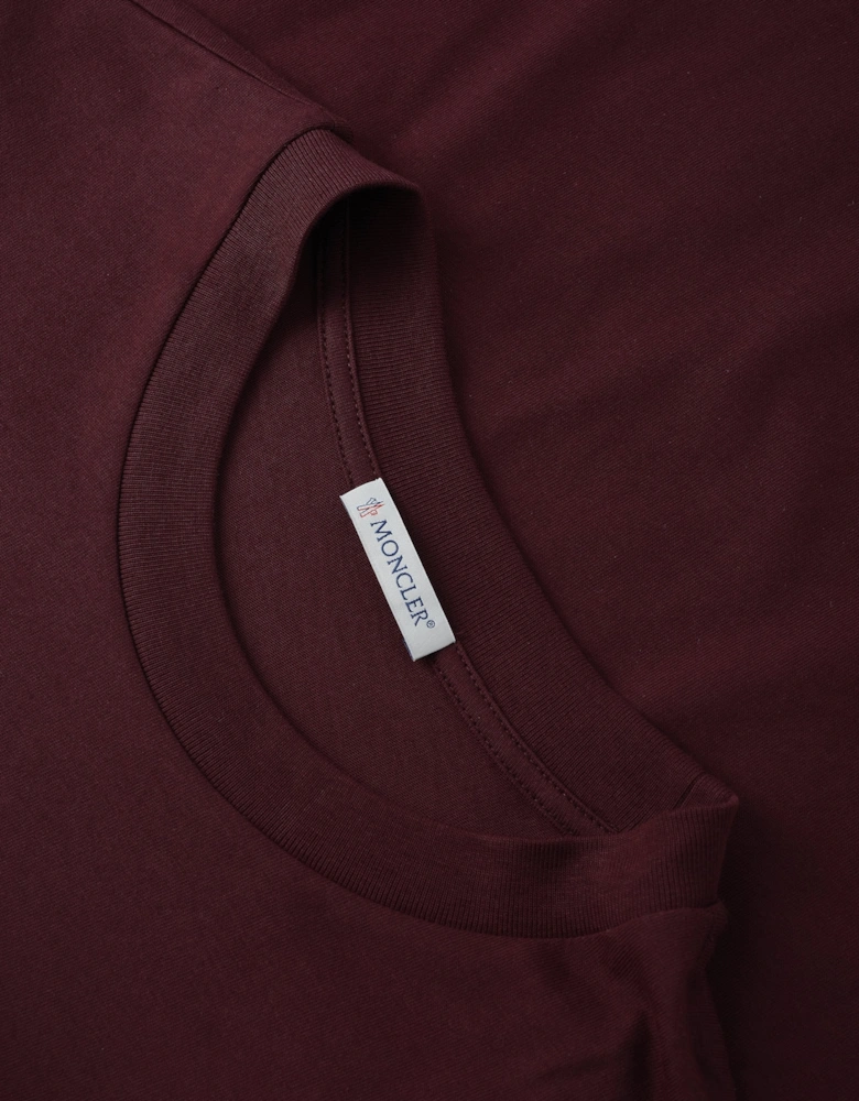 Womens Cotton Trim T-Shirt Red
