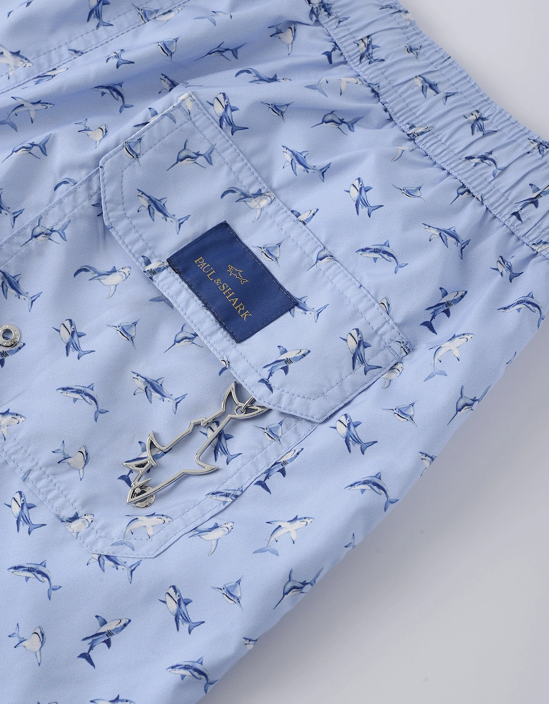 Portofino All-Over Shark Swimshorts Blue