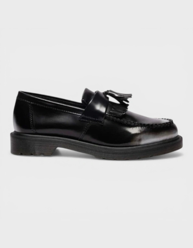Adrian Tassel Arcadia Leather Loafers Black