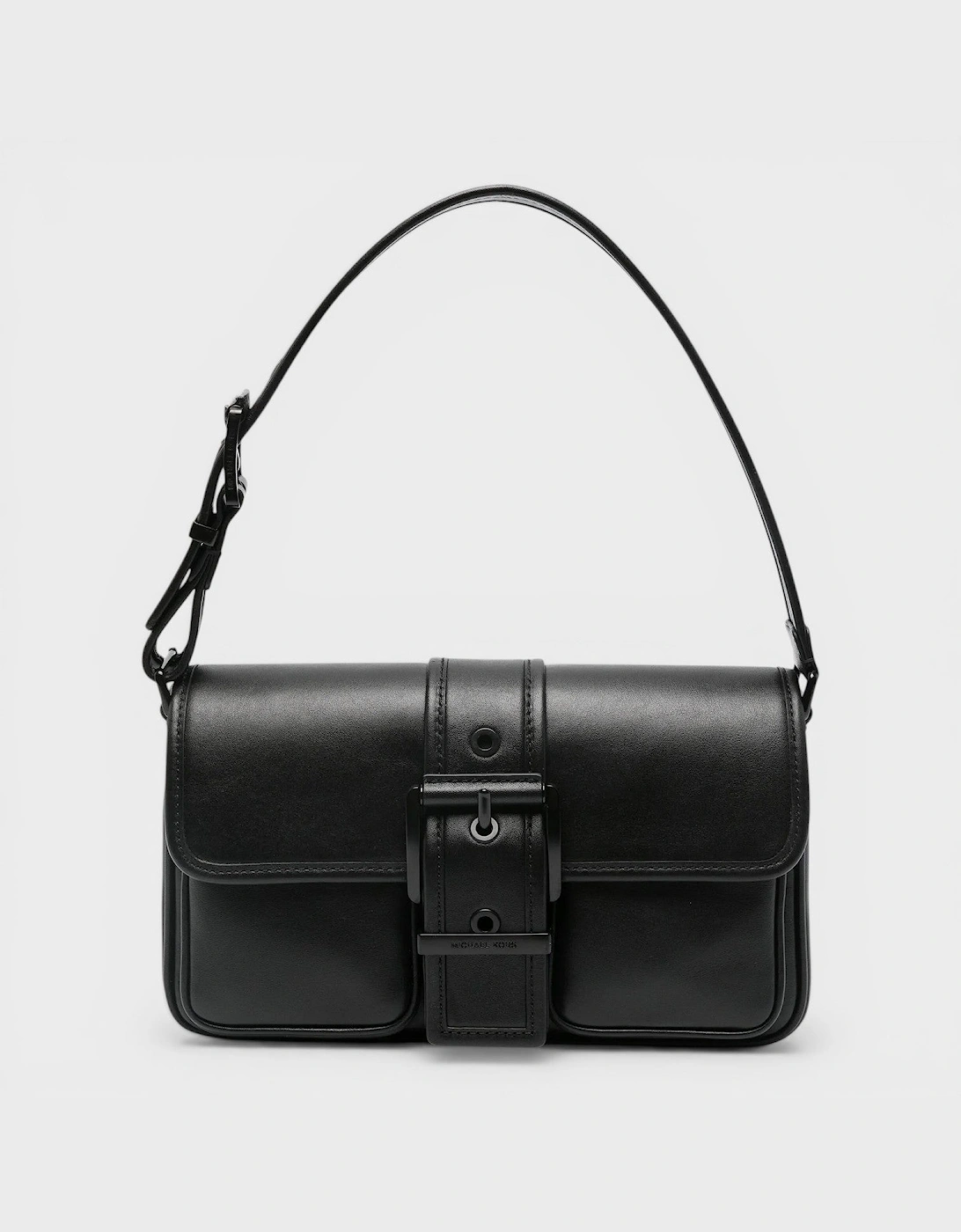 Michael Kors Women's Black Colby Buckle Flap Bag  O/S