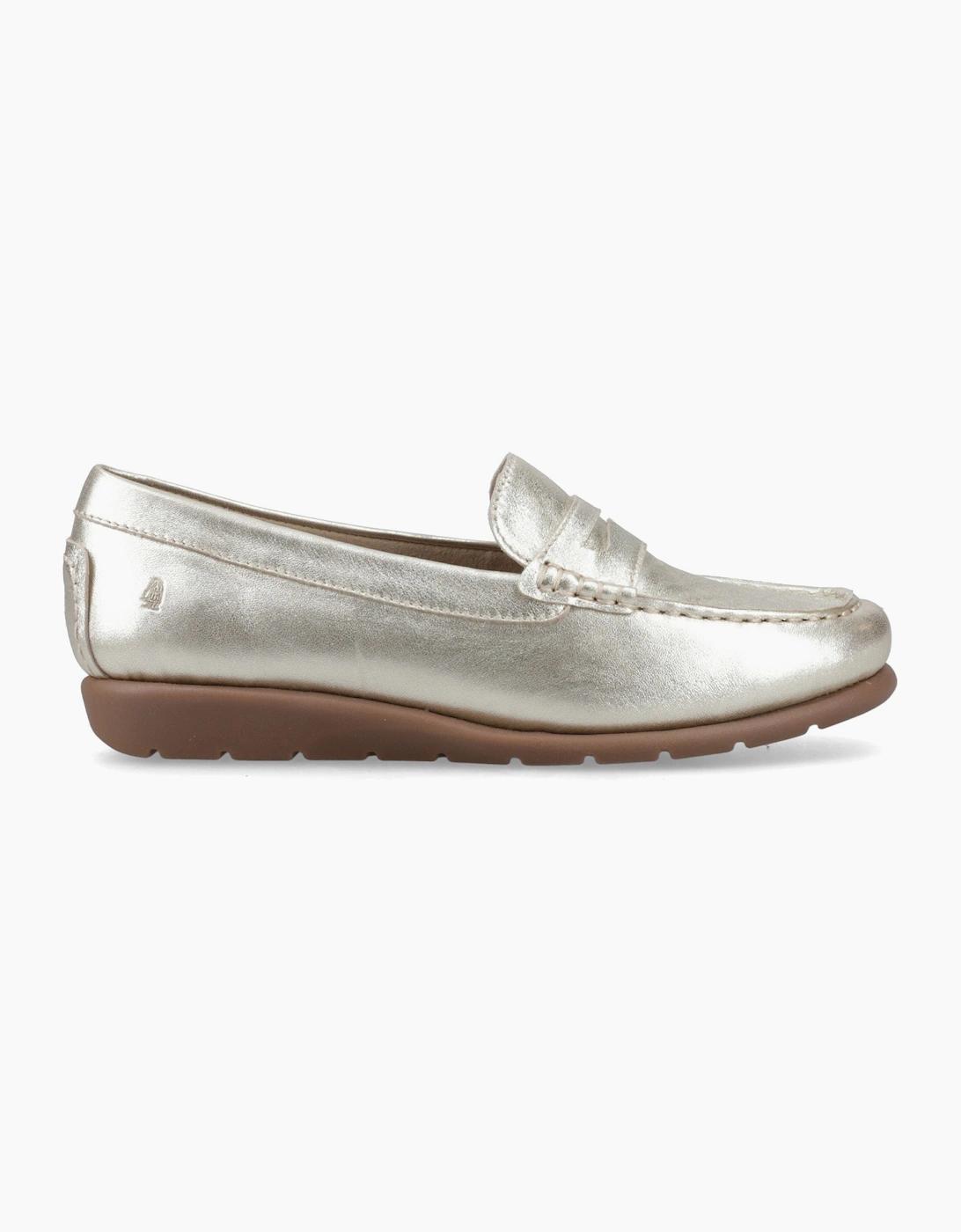 Hush Puppies SHELBY Womens Loafer Shoes Gold, 6 of 5