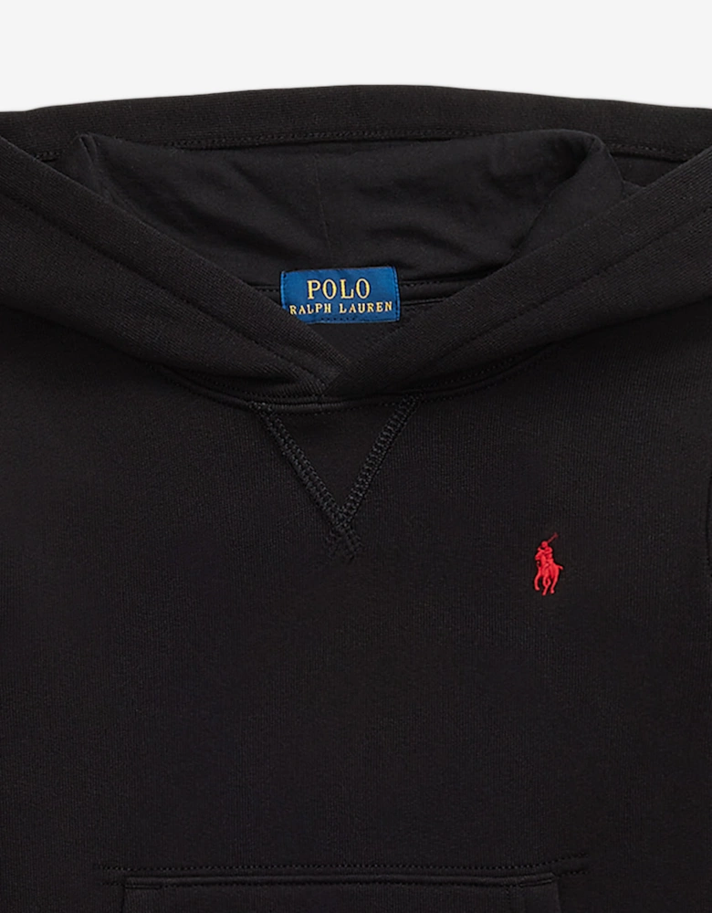 Ralph Lauren Boys Logo Hoodie in Black