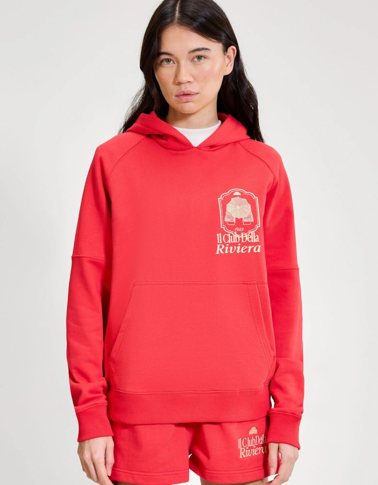 Saldia Hoodie - Red/Peach