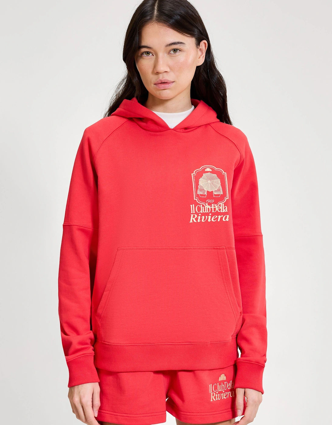 Saldia Hoodie - Red/Peach