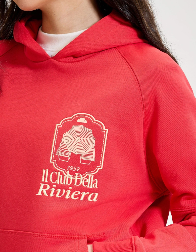 Saldia Hoodie - Red/Peach