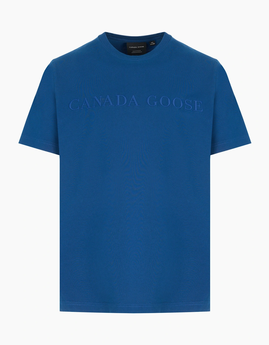 Vantage T-Shirt Embroidery Logo Blue