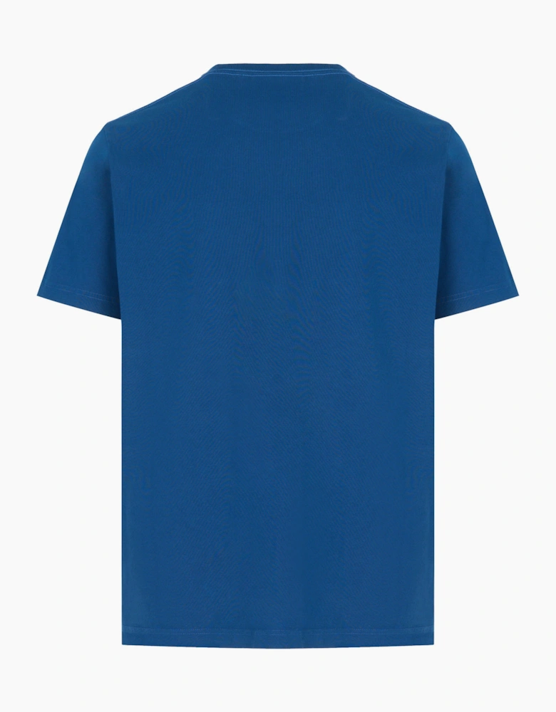 Vantage T-Shirt Embroidery Logo Blue