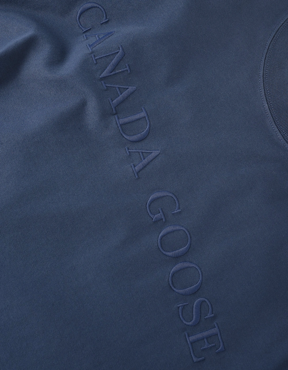 Vantage T-Shirt Embroidery Logo Blue