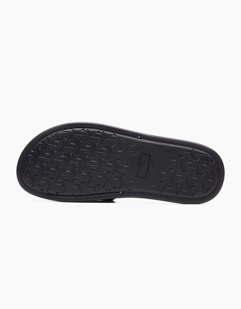 Base London ALBANY Mens Sliders Black