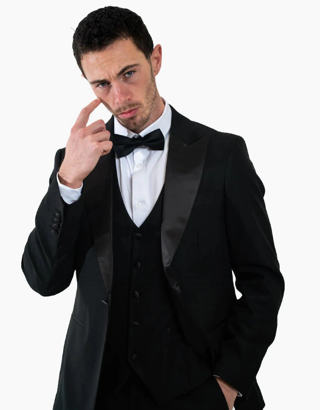 Charles Grey Edward Tux Blazer - Black