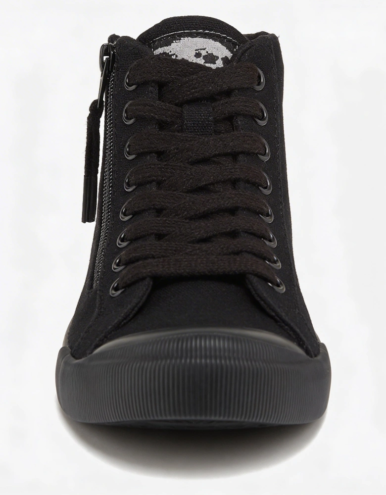 Rocket Dog JAZZINCVW Womens Hi-Top Trainers Black