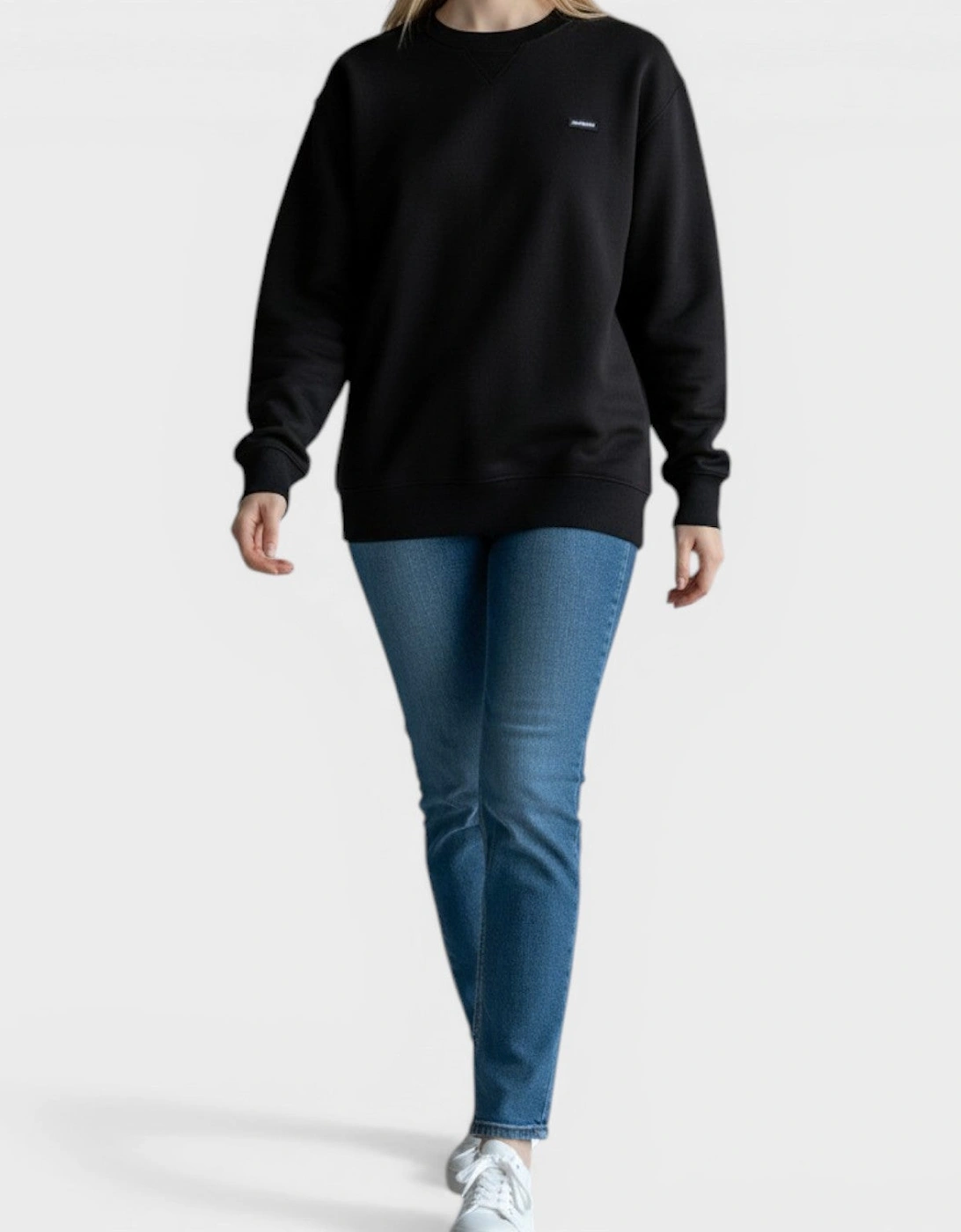 Clancy Logo Sweatshirt Black White