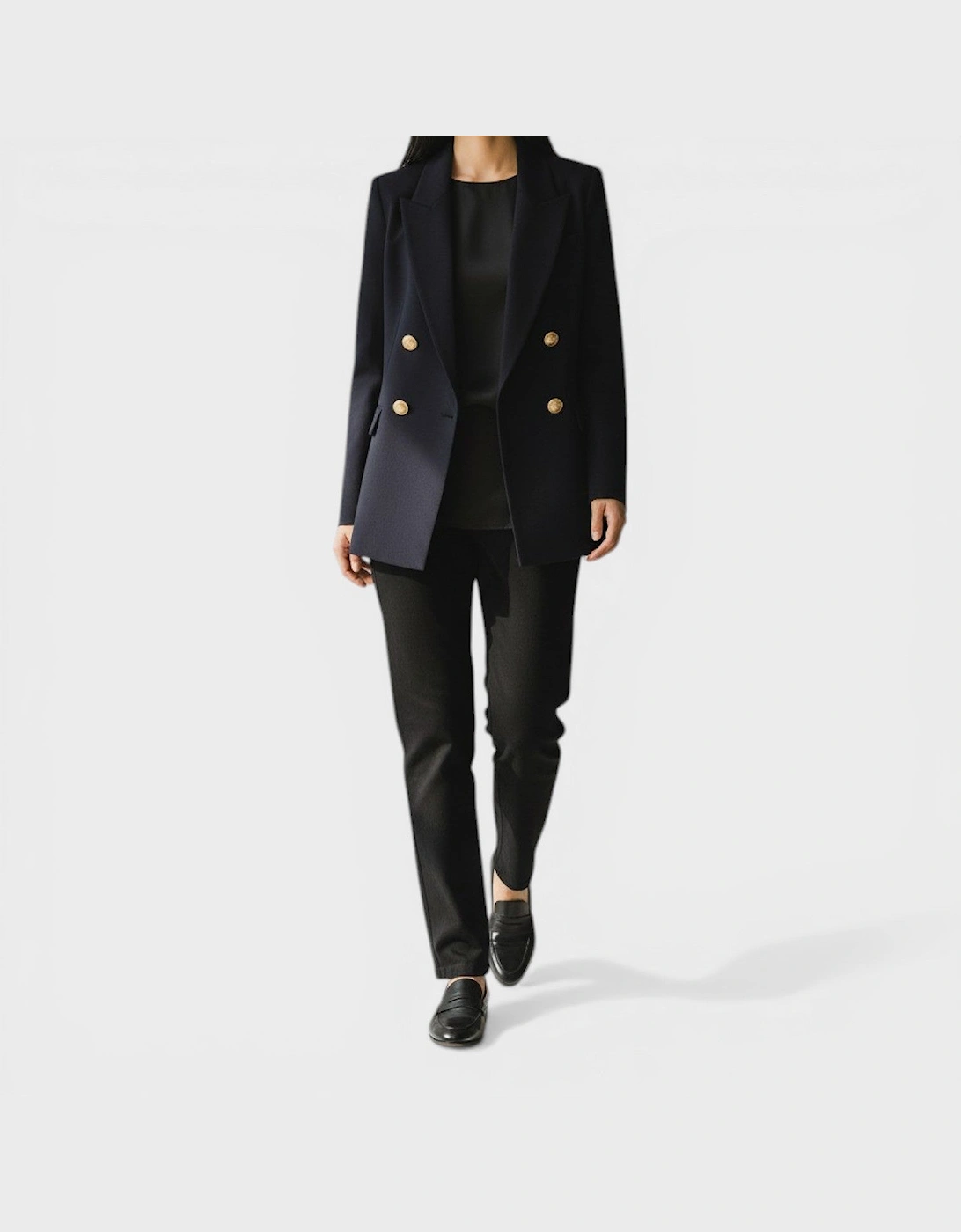 Waistband Double Jacket Navy Gold