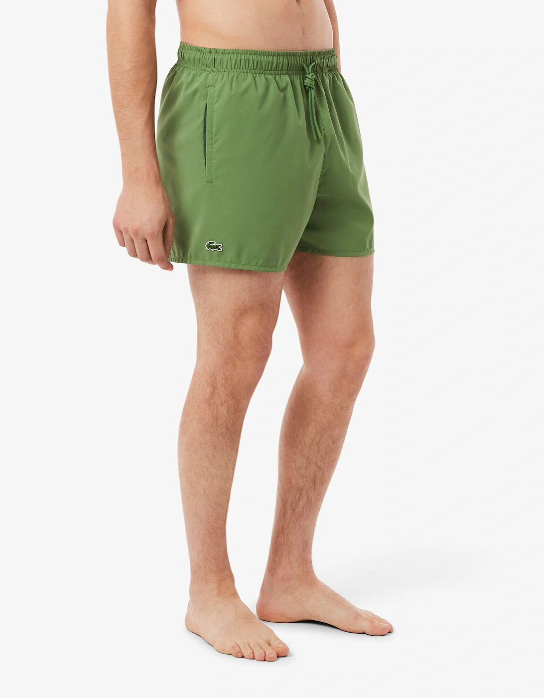 Lacoste Mens Light Quick-Dry Swim Shorts - Lamb's Lettuce/Green 37I, 10 of 9