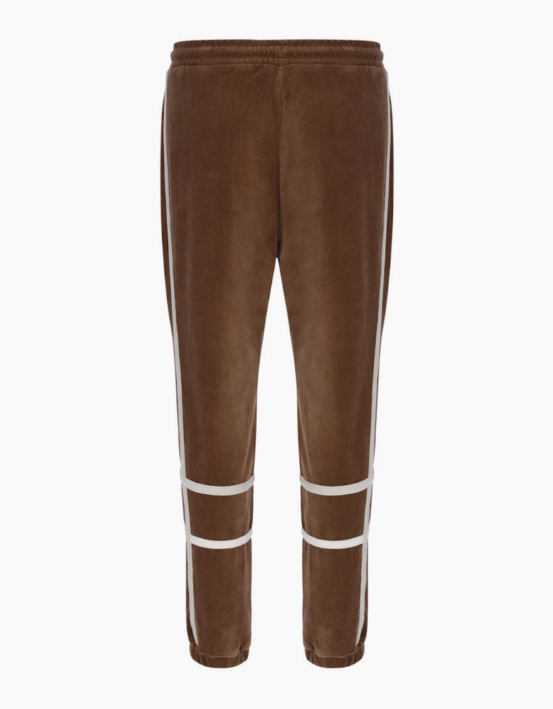 Fila Vintage Otello Velour Contrast Track Pant - Cappuccino Gardenia White