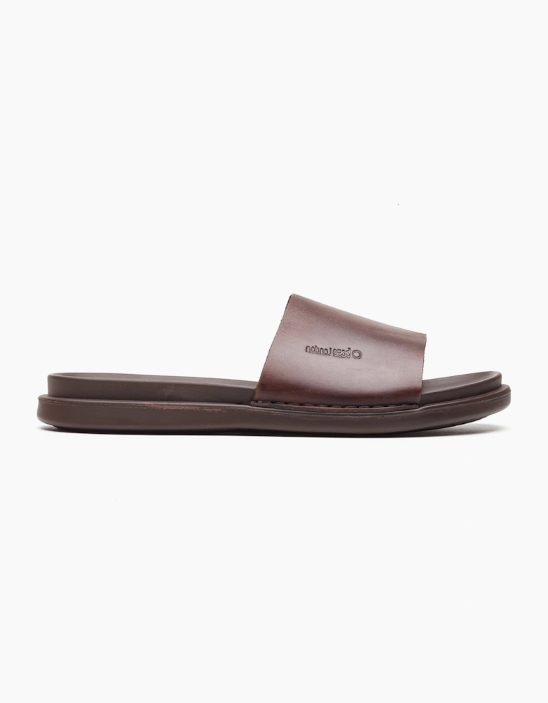 Base London ALBANY Mens Sliders Brown