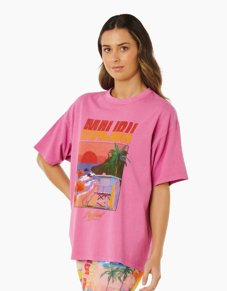 Rip Curl Womens Hayley O Heritage Short Sleeve T-Shirt