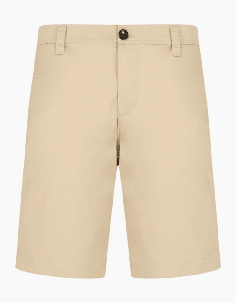 Cotton Cream Chino Shorts