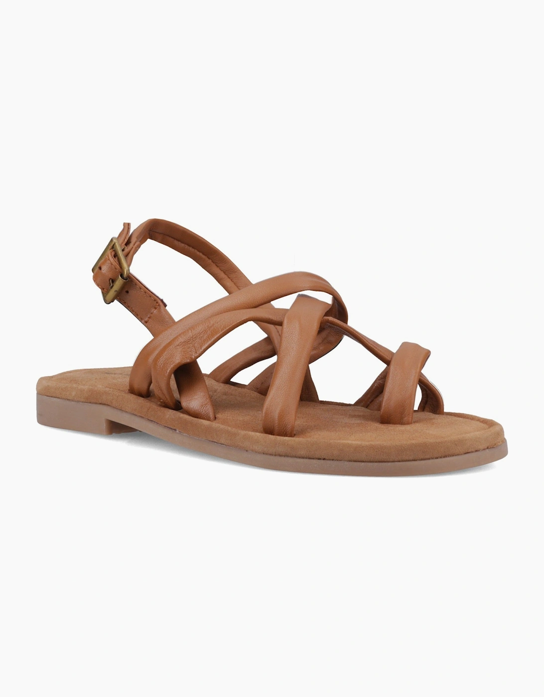 Hush Puppies HOPE Womens Ankle Strap Sandals Tan