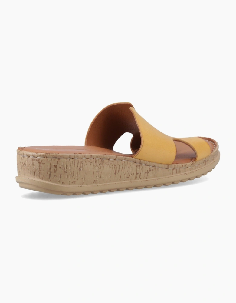 Hush Puppies ELOISE Womens Mules Sandals Mustard