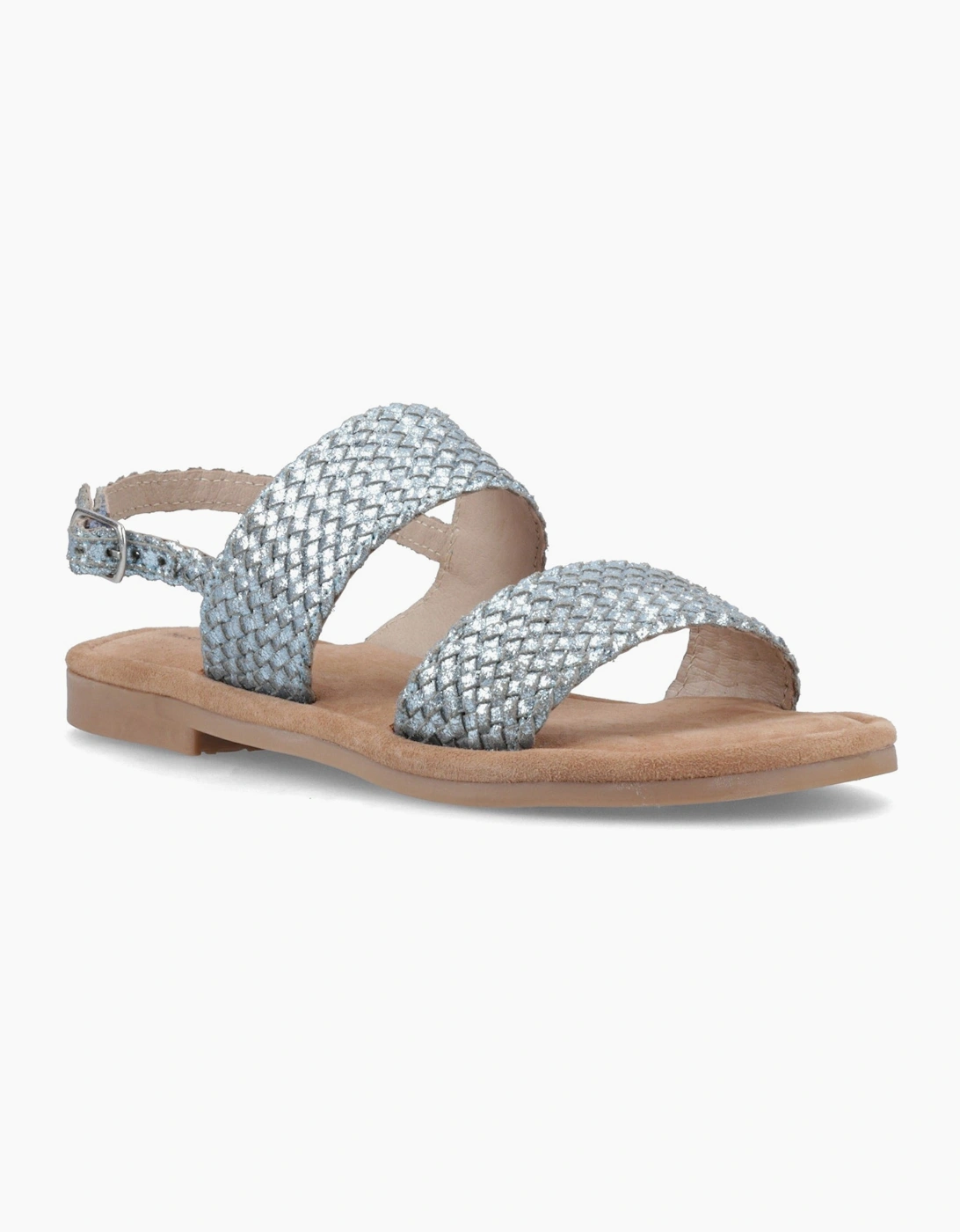 Hush Puppies HELENE SANDAL WIDE FIT Womens Cross Strap Sandals Blue